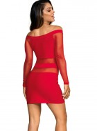 Sexy φόρεμα Mini σε κόκκινο χρώμα